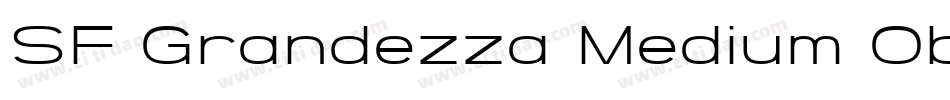 SF Grandezza Medium Oblique字体转换